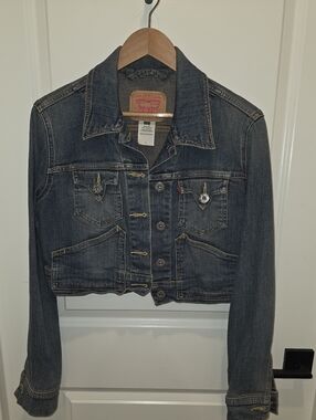 Levi Strauss Cropped Denim Jacket